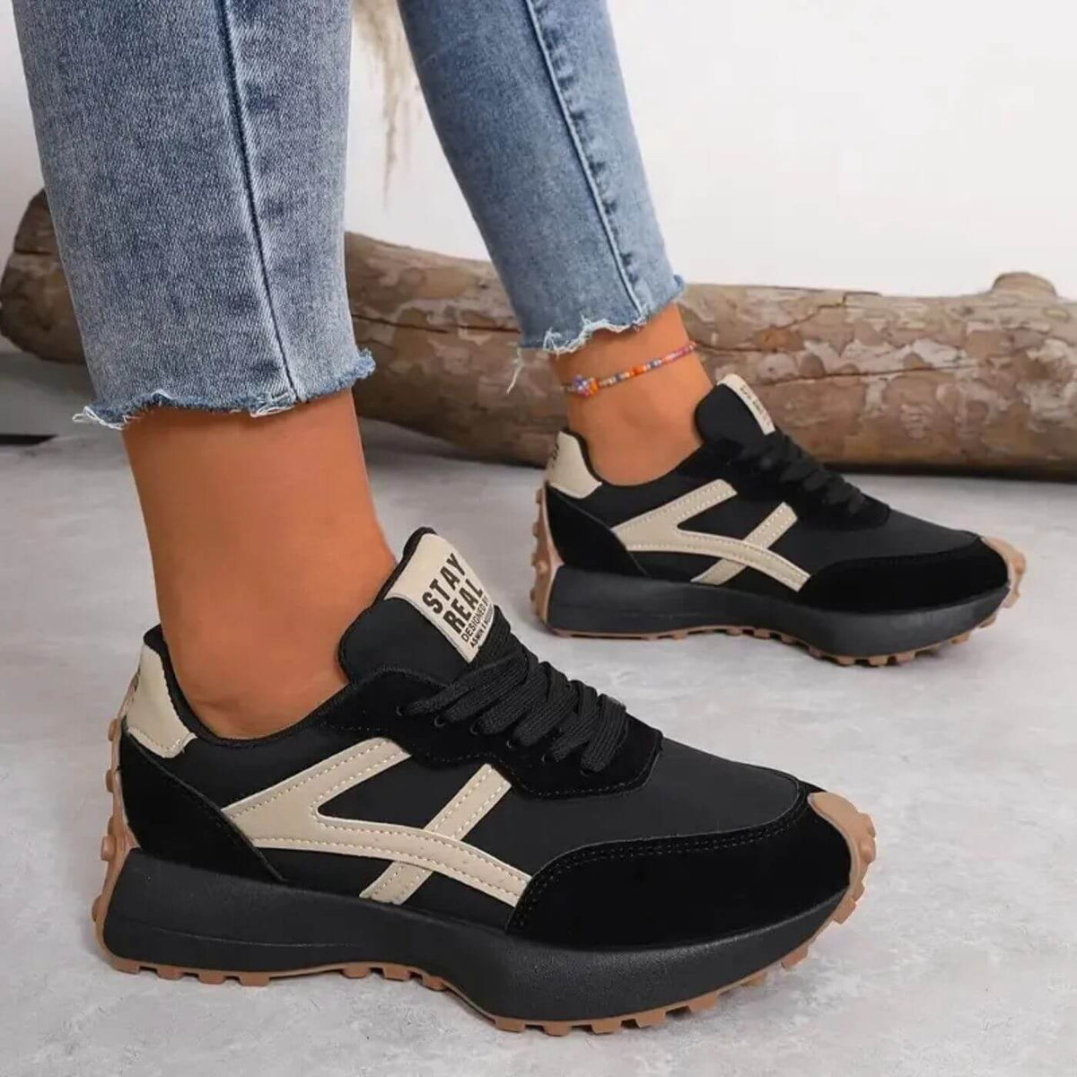 Candida Lace-Up Platform Sneakers