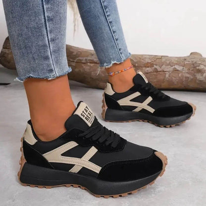 Candida Lace-Up Platform Sneakers