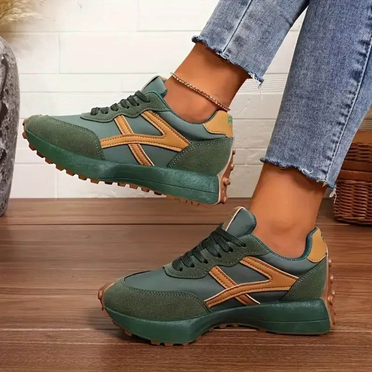 Candida Lace-Up Platform Sneakers