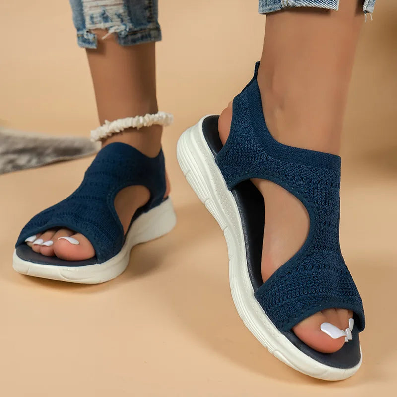 Livilla Knit Sport Sandals with Open Toe