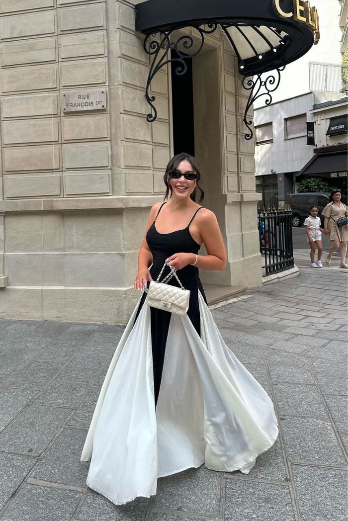 Amalthea Wedding Guest Sleeveless Maxi Dress with V-Neck