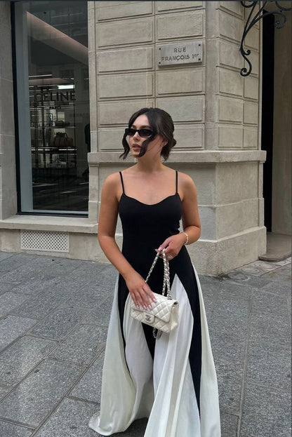 Amalthea Wedding Guest Sleeveless Maxi Dress with V-Neck