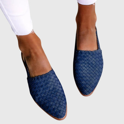 Kunigonde Woven Open Toe Loafers