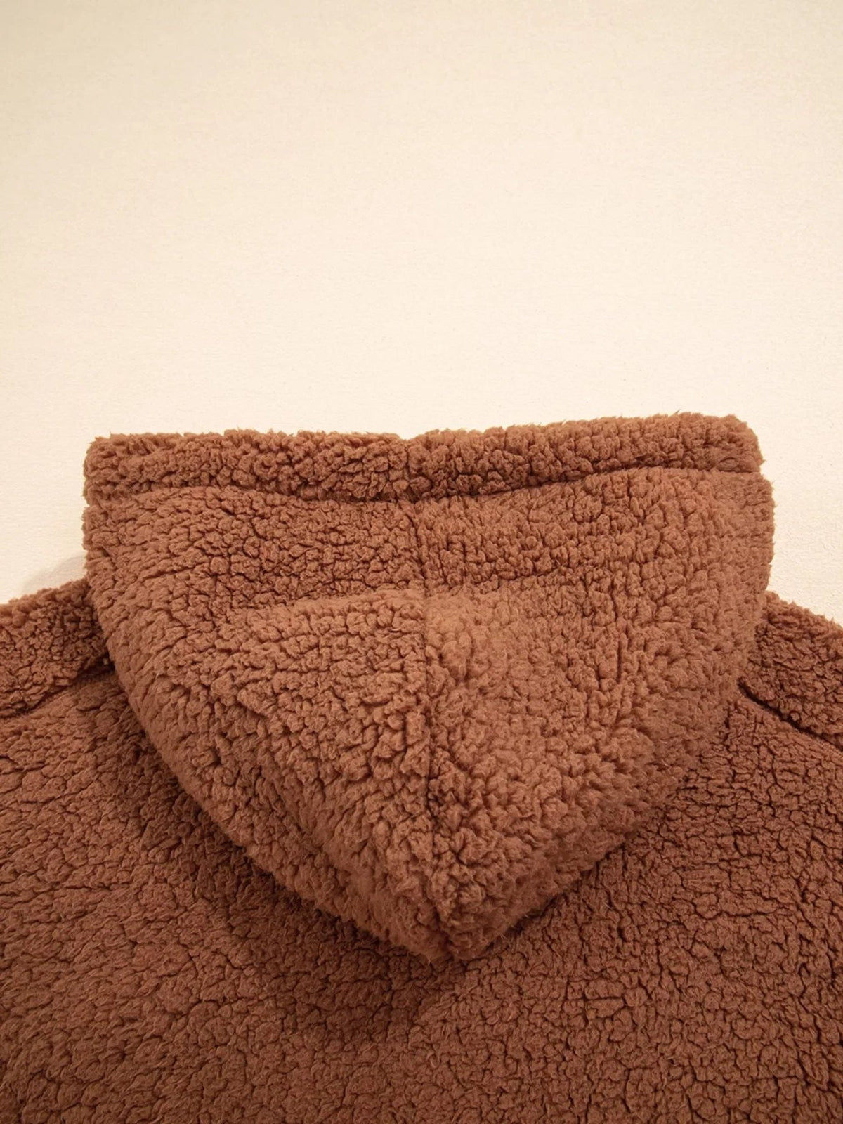 Aubree Oversized Teddy Zip-Up Jacket
