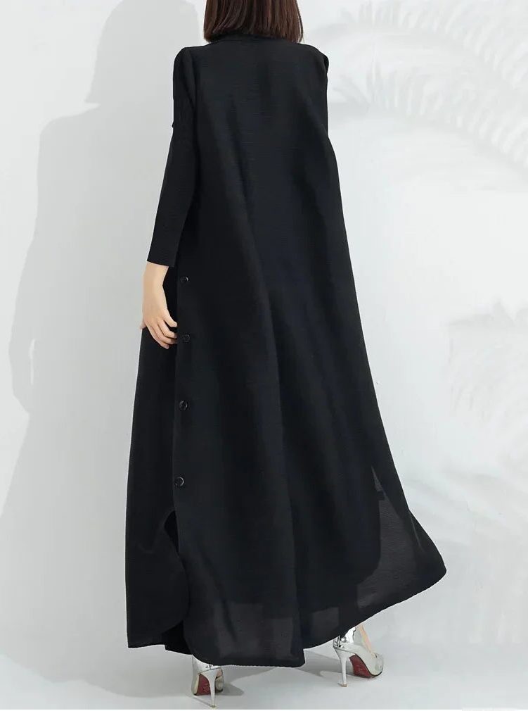 Mahalt A-Line Wrap Maxi Dress with Belt
