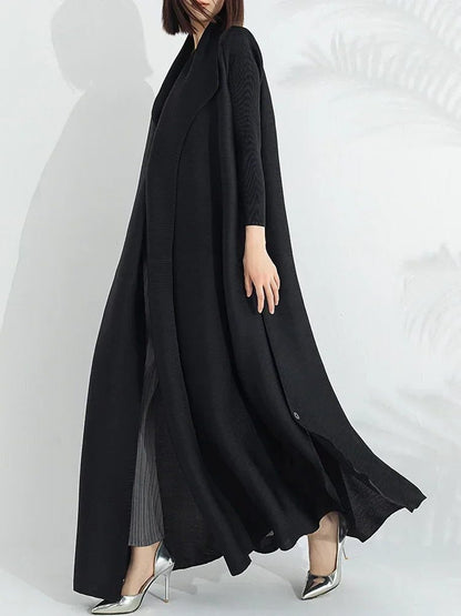 Mahalt A-Line Wrap Maxi Dress with Belt