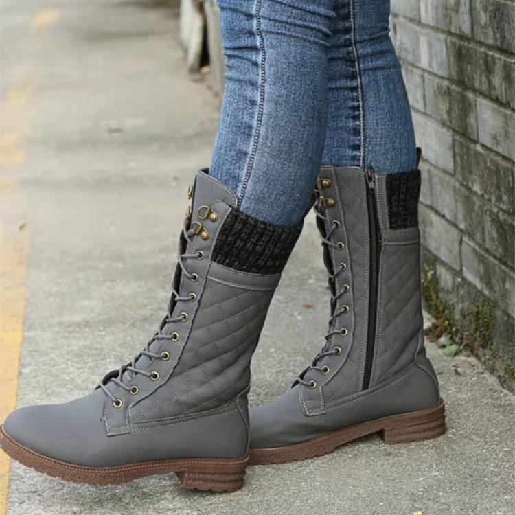 Ermengarde Lace-Up Winter Boots for Everyday