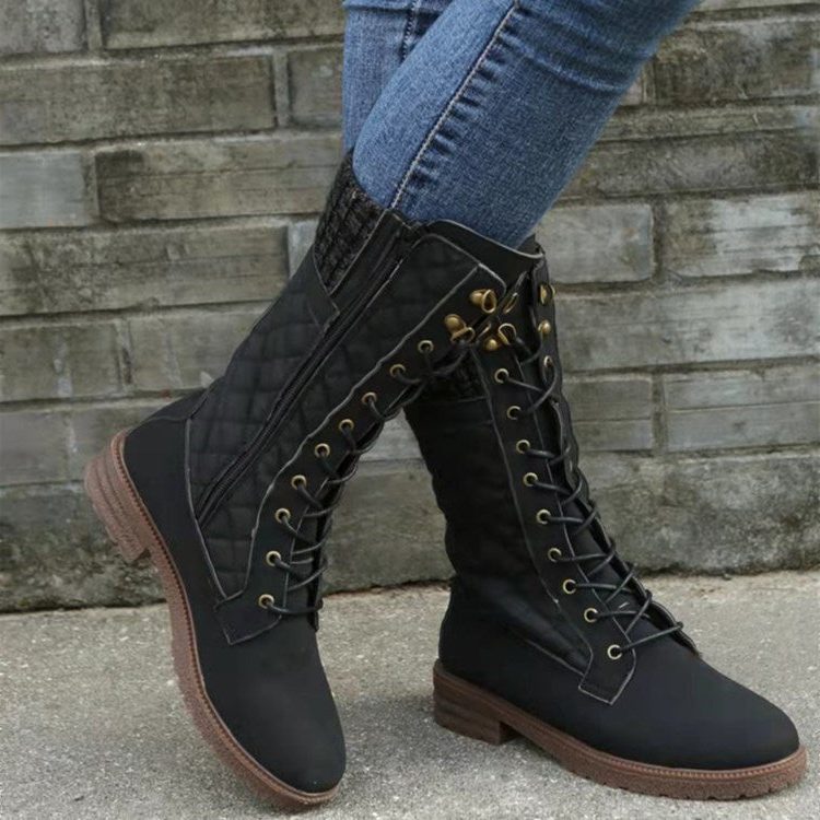 Ermengarde Lace-Up Winter Boots for Everyday