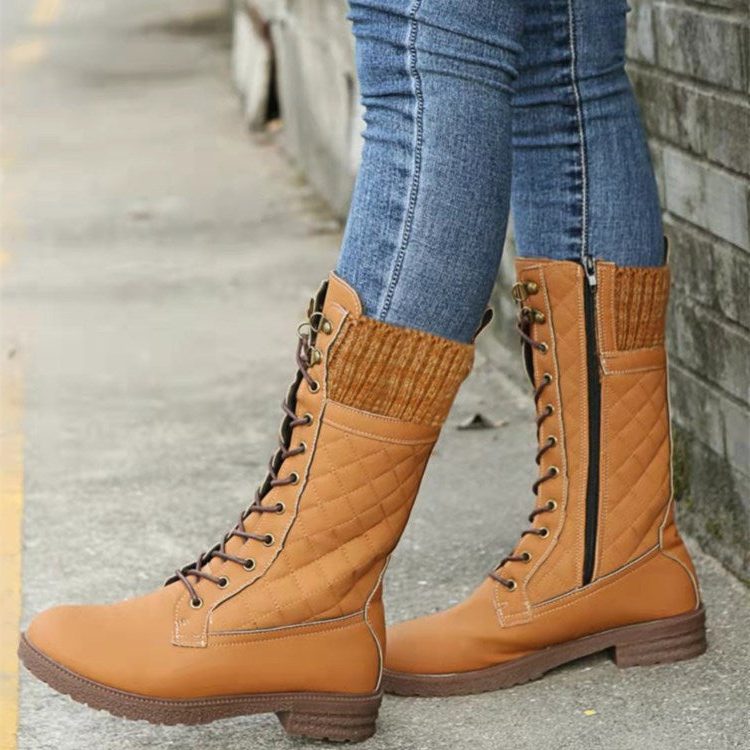 Ermengarde Lace-Up Winter Boots for Everyday