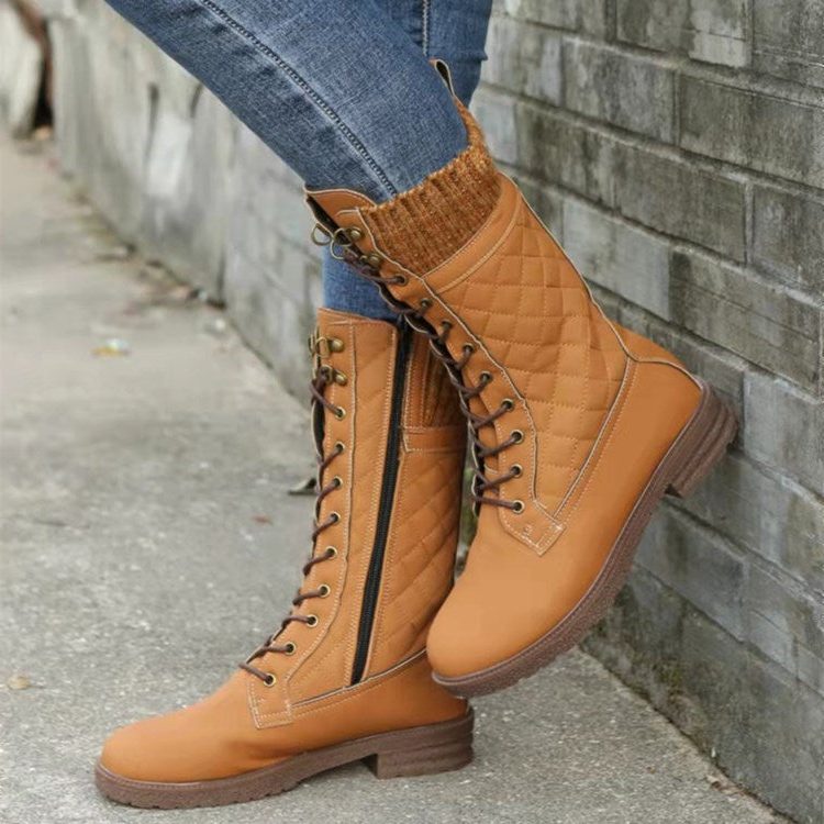 Ermengarde Lace-Up Winter Boots for Everyday