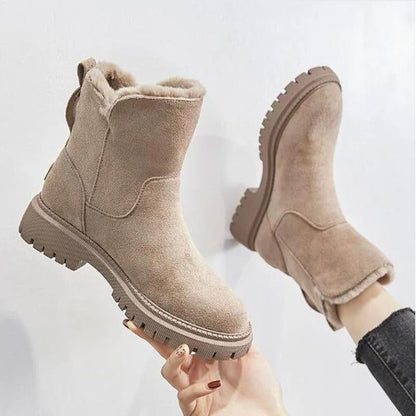 Valburge Lug Sole Snow Boots for Winter Days
