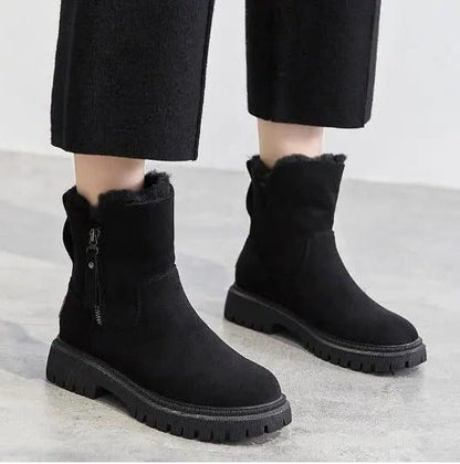 Valburge Lug Sole Snow Boots for Winter Days