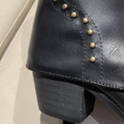 Odilia Studded Western Ankle Boots for Concerts