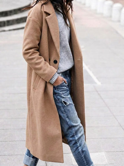 Sedaine Oversized Button-Up Winter Coat