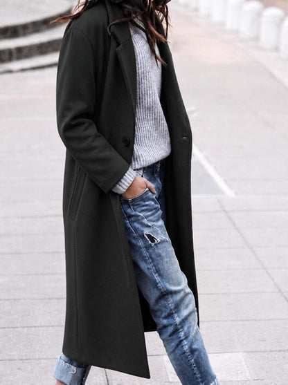 Sedaine Oversized Button-Up Winter Coat