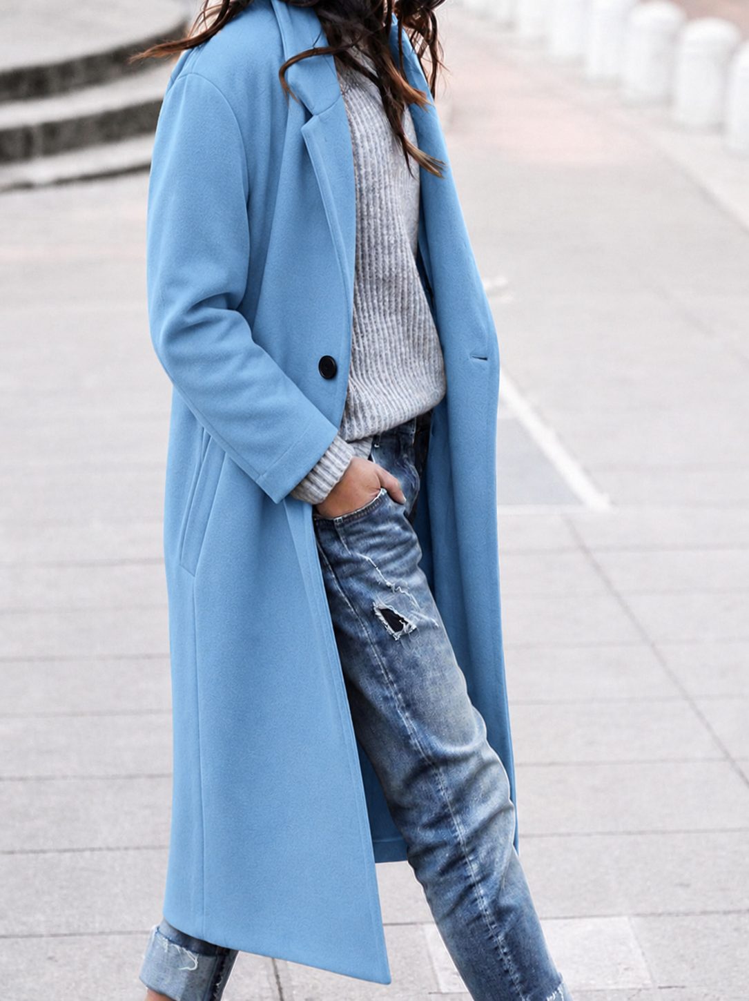 Sedaine Oversized Button-Up Winter Coat