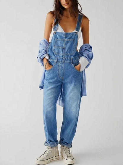 Hildeburge Denim Straight Leg Overall