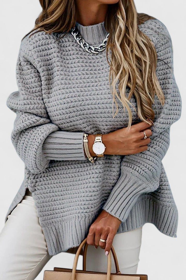 Ermeline Ribbed Knit Two-Piece Sweater Set