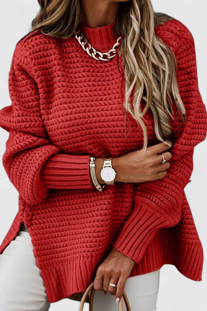 Ermeline Ribbed Knit Two-Piece Sweater Set