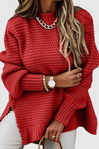 Ermeline Ribbed Knit Two-Piece Sweater Set