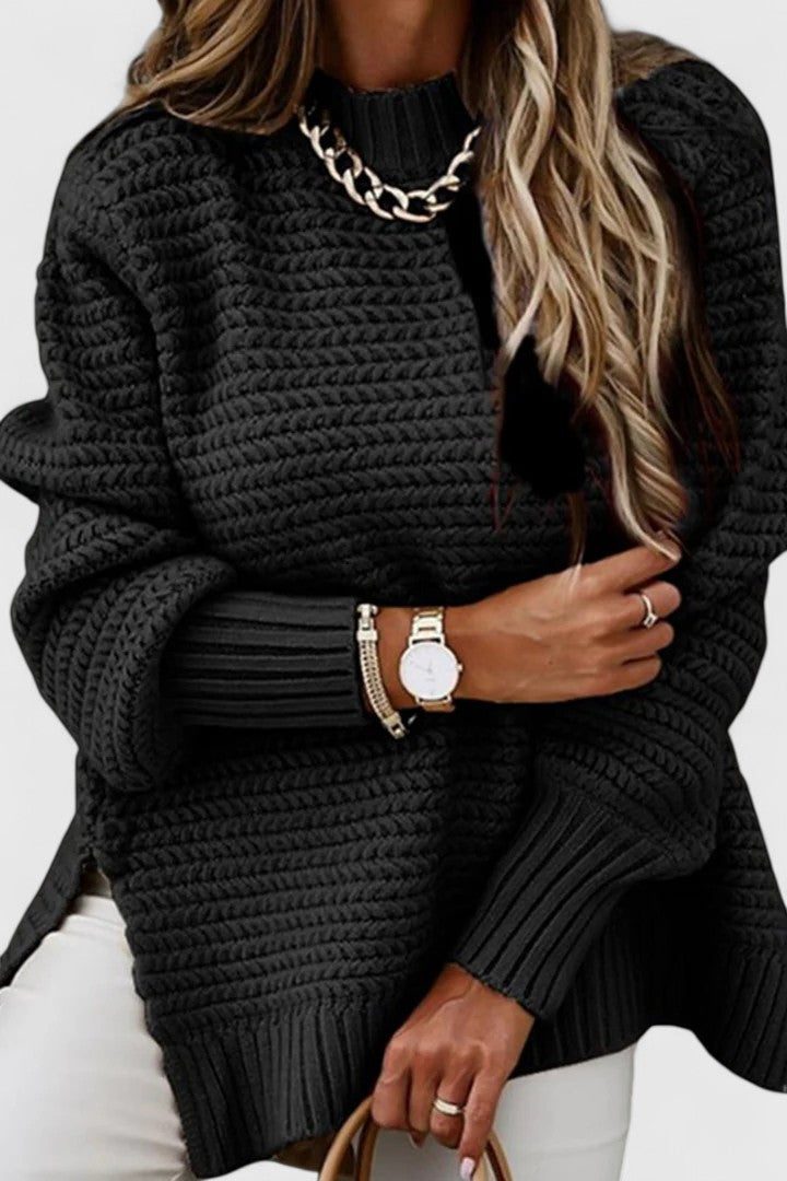 Ermeline Ribbed Knit Two-Piece Sweater Set