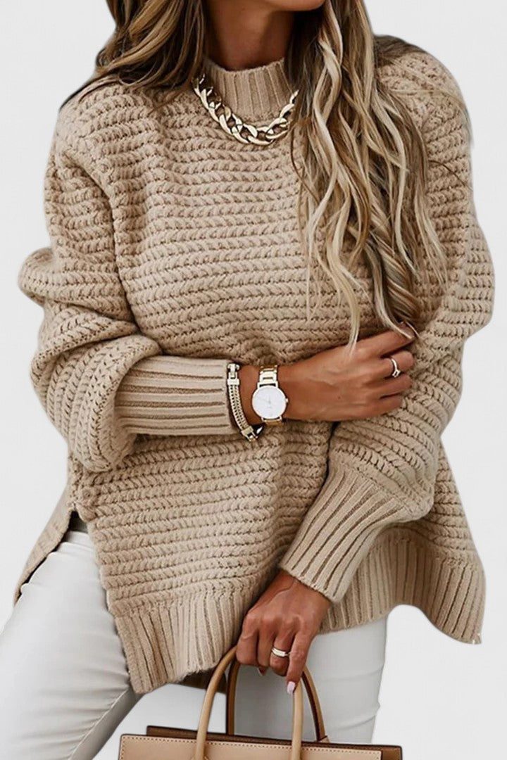 Ermeline Ribbed Knit Two-Piece Sweater Set