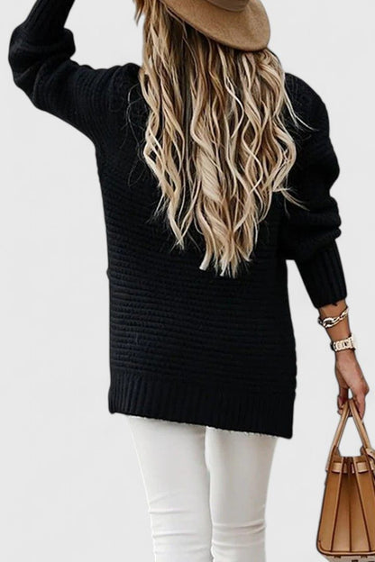 Ermeline Ribbed Knit Two-Piece Sweater Set