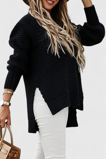 Ermeline Ribbed Knit Two-Piece Sweater Set