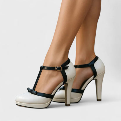 Norgarde Platform T-Strap Heels