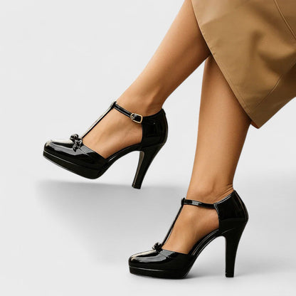 Norgarde Platform T-Strap Heels