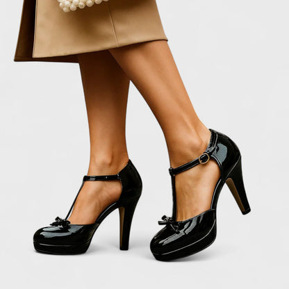Norgarde Platform T-Strap Heels