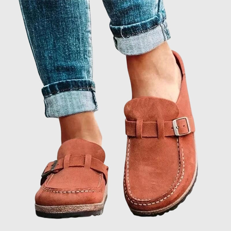 Jimena Buckle Strap Mule Clogs