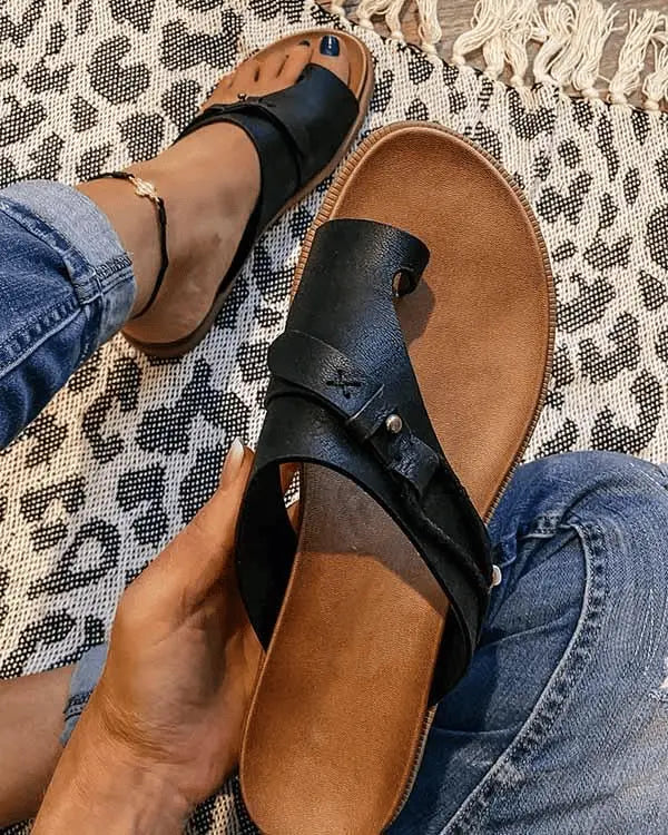 Hersinde Open Toe Strappy Sandals