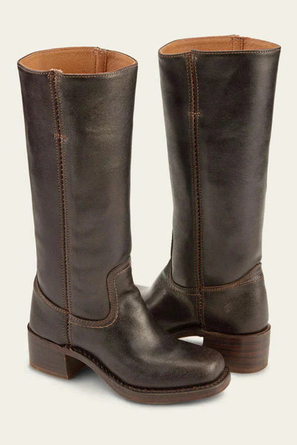 Gisele Block Heel Knee-High Boots for Everyday