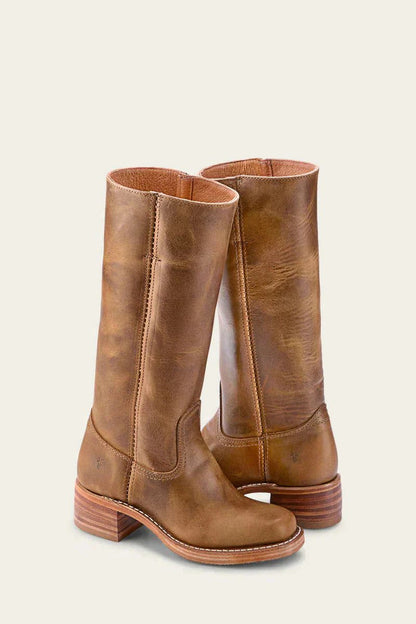 Gisele Block Heel Knee-High Boots for Everyday