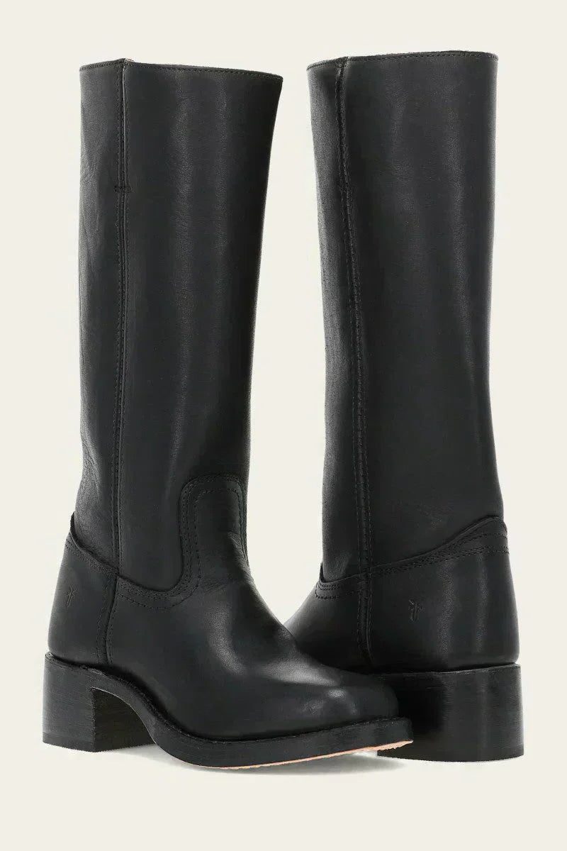 Gisele Block Heel Knee-High Boots for Everyday