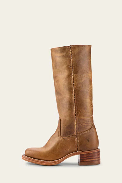 Gisele Block Heel Knee-High Boots for Everyday