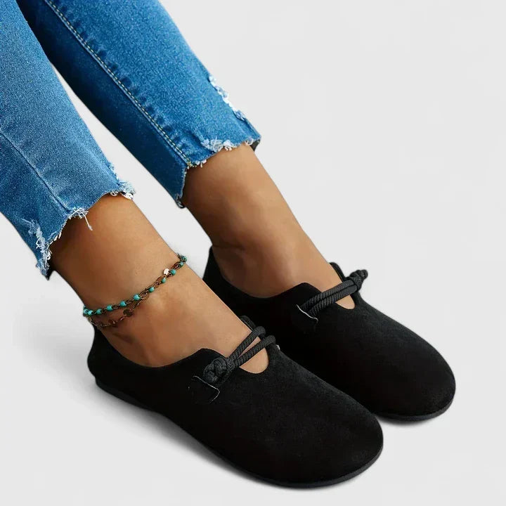 Paterna Loafers with Rope-Tie and Closed Toe