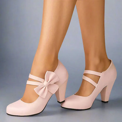 Aoibheann Mary Jane Block Heel Pumps