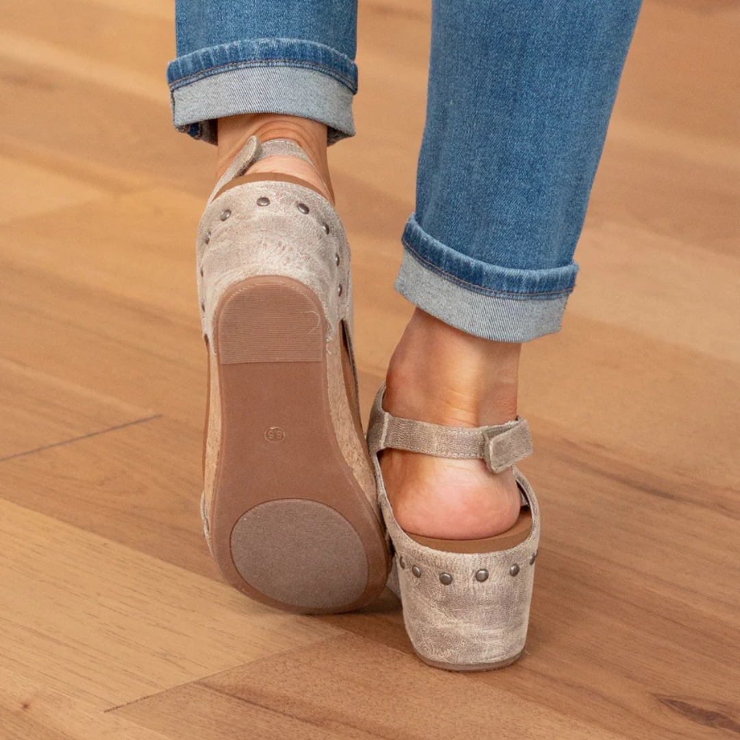 Kiyomi Platform Wedge Sandals with Open Toe