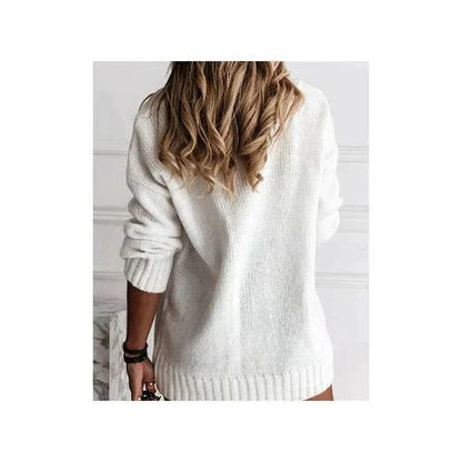 Rohesia Relaxed Fit Sweater with V-Neck