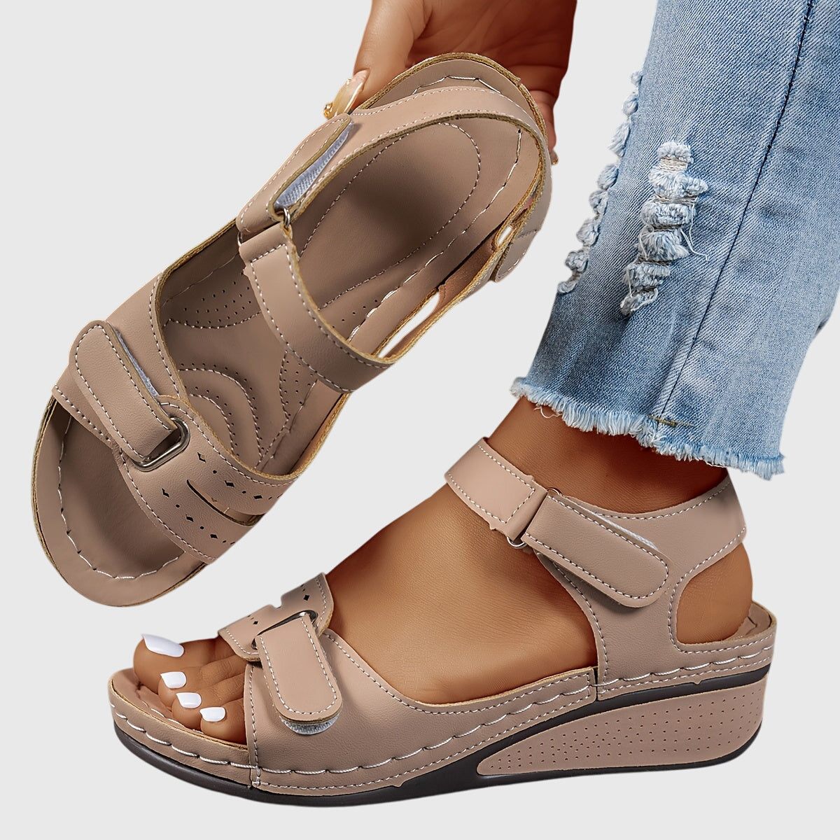 Mahiette Platform Wedge Sandals
