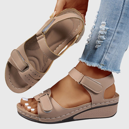 Mahiette Platform Wedge Sandals