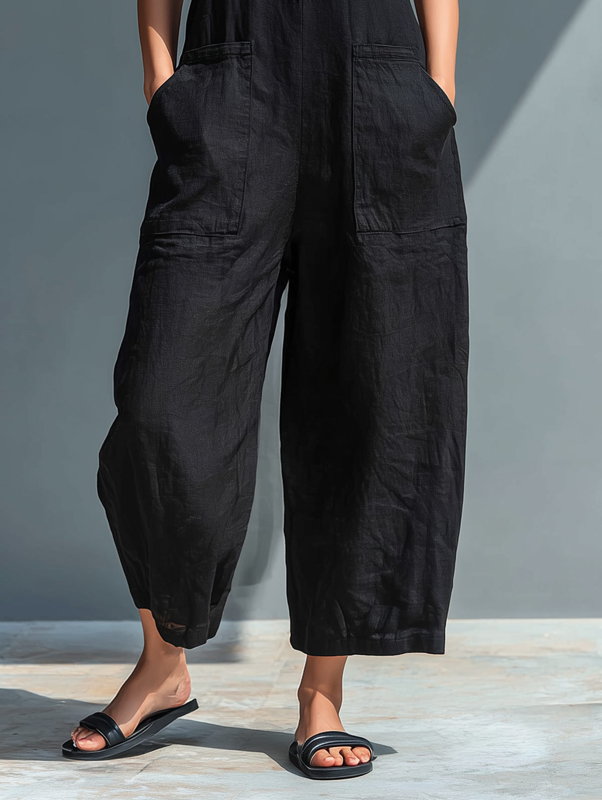 Cyneburh Wide Leg Sleeveless Jumpsuit