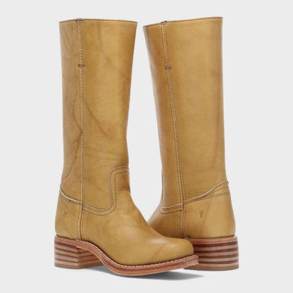 Rothaide Block Heel Knee-High Western Boots