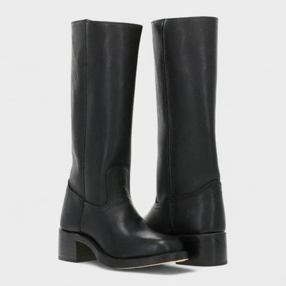 Rothaide Block Heel Knee-High Western Boots