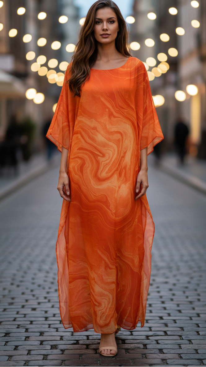 Tijana Wedding Guest Maxi Dress with Batwing Sleeves