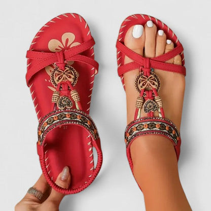 Guiotte Open Toe Beaded Sandals