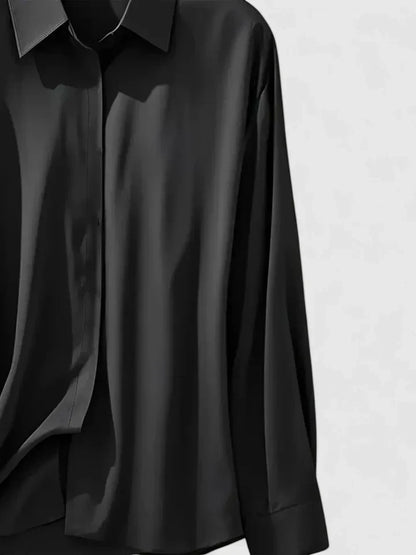 Fronilde Oversized Button-Down Shirt