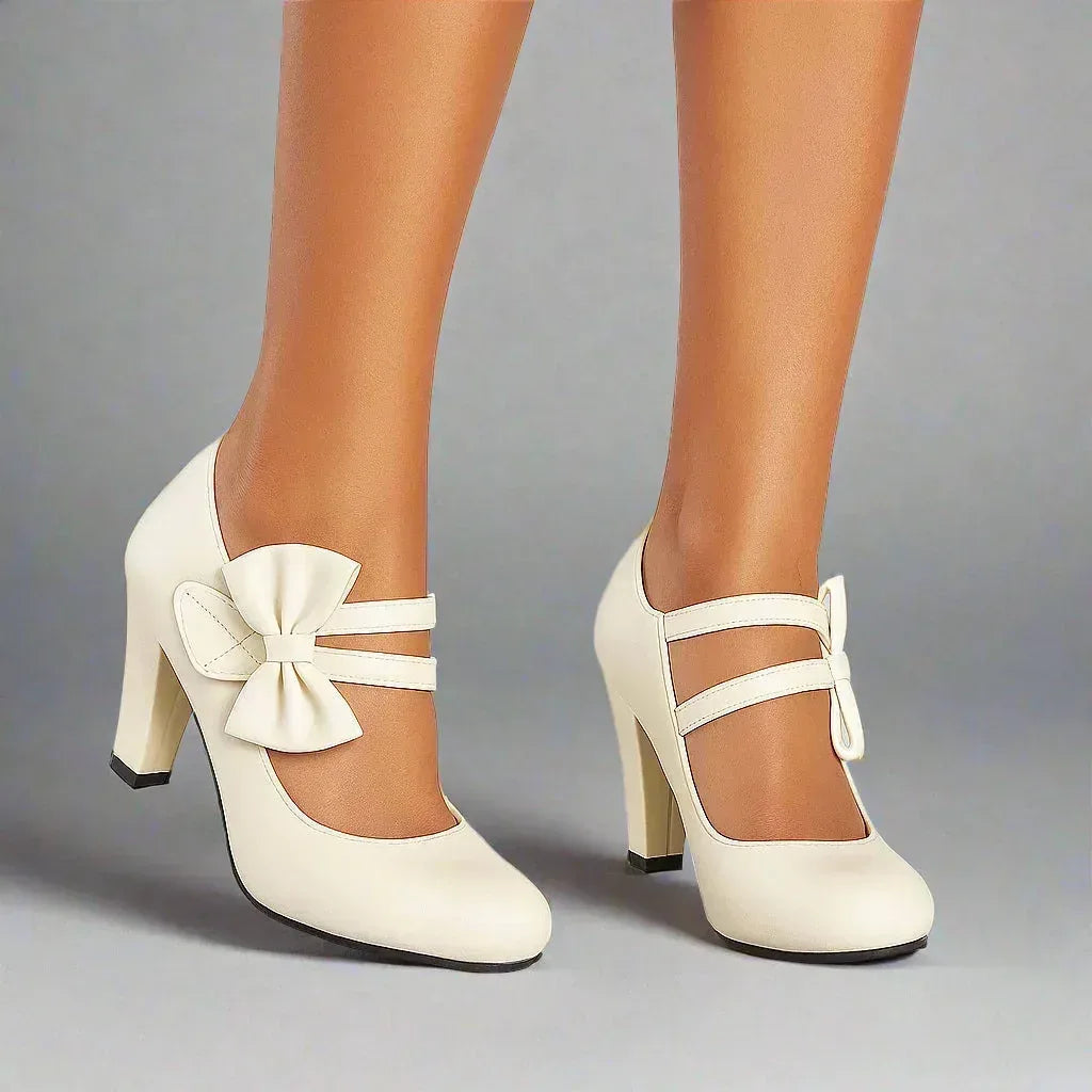 Aoibheann Mary Jane Block Heel Pumps